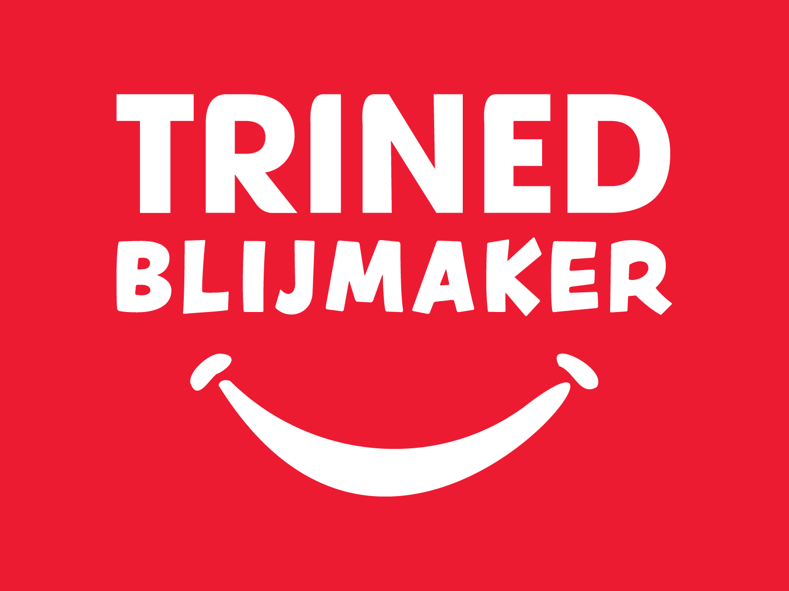 Logo TriNed blijmaker rood wit